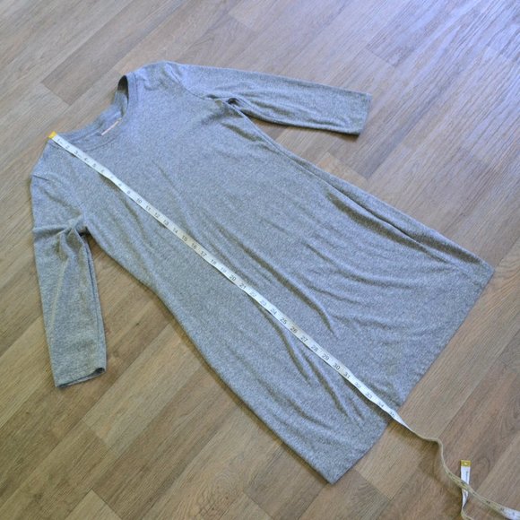 Current Elliott The 3/4 T-Shirt Casual Dress Gray Size Small - Picture 5 of 8